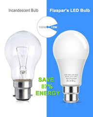 Bayonet Light Bulbs 100W Equivalent, 13W B22 LED Light Bulb Bayonet Cool White 6000K, 1200LM, BC GLS A60 Energy Saving Daylight B22 LED Bulb for Chandelier Living Room, Non-dimmable, Pack of 3