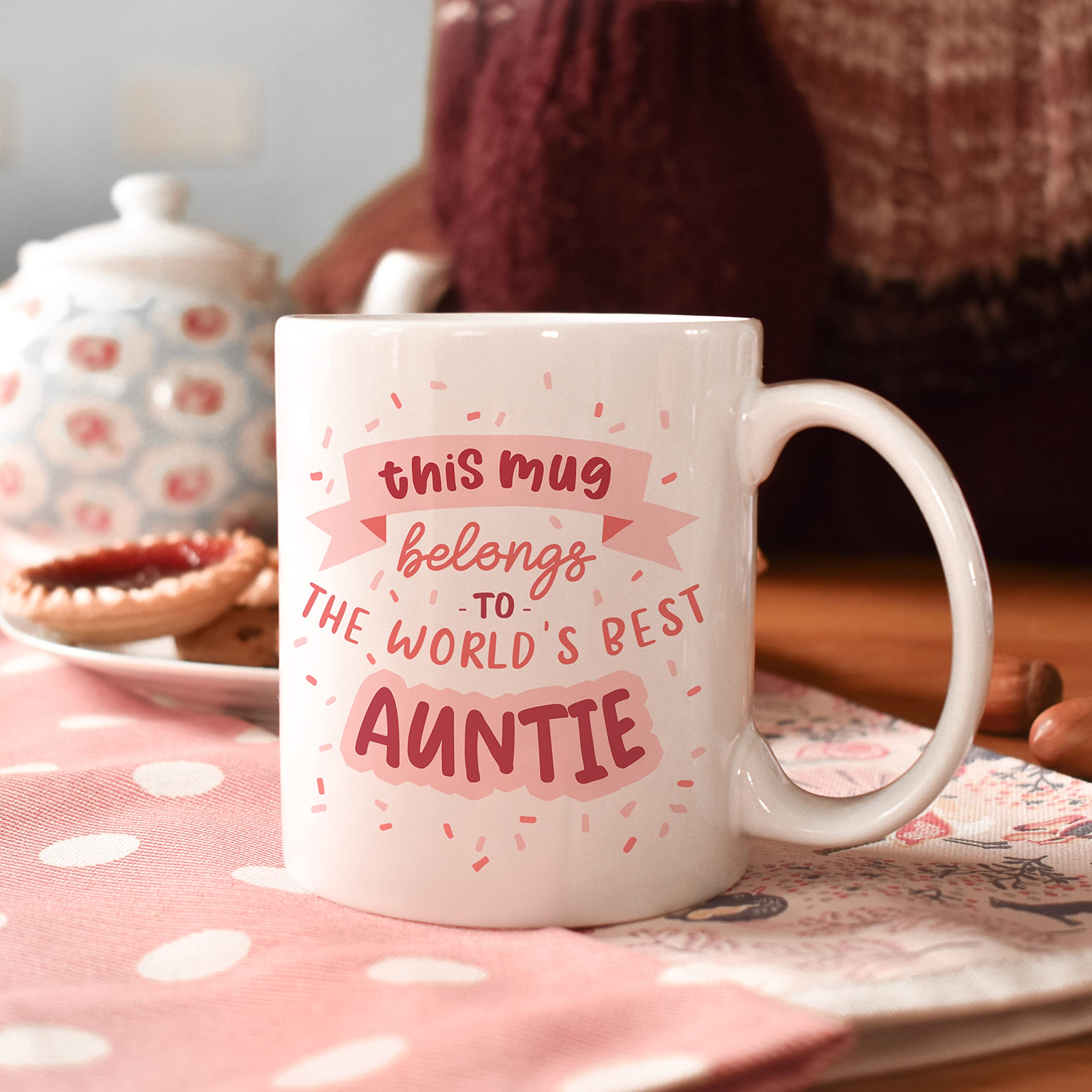 Auntie gifts mug   big sister’s birthday special gift   presents for christmas xmas   from in law brother   brothers womens   aunt aunty long distance friend   sentimental amazing mugs uk