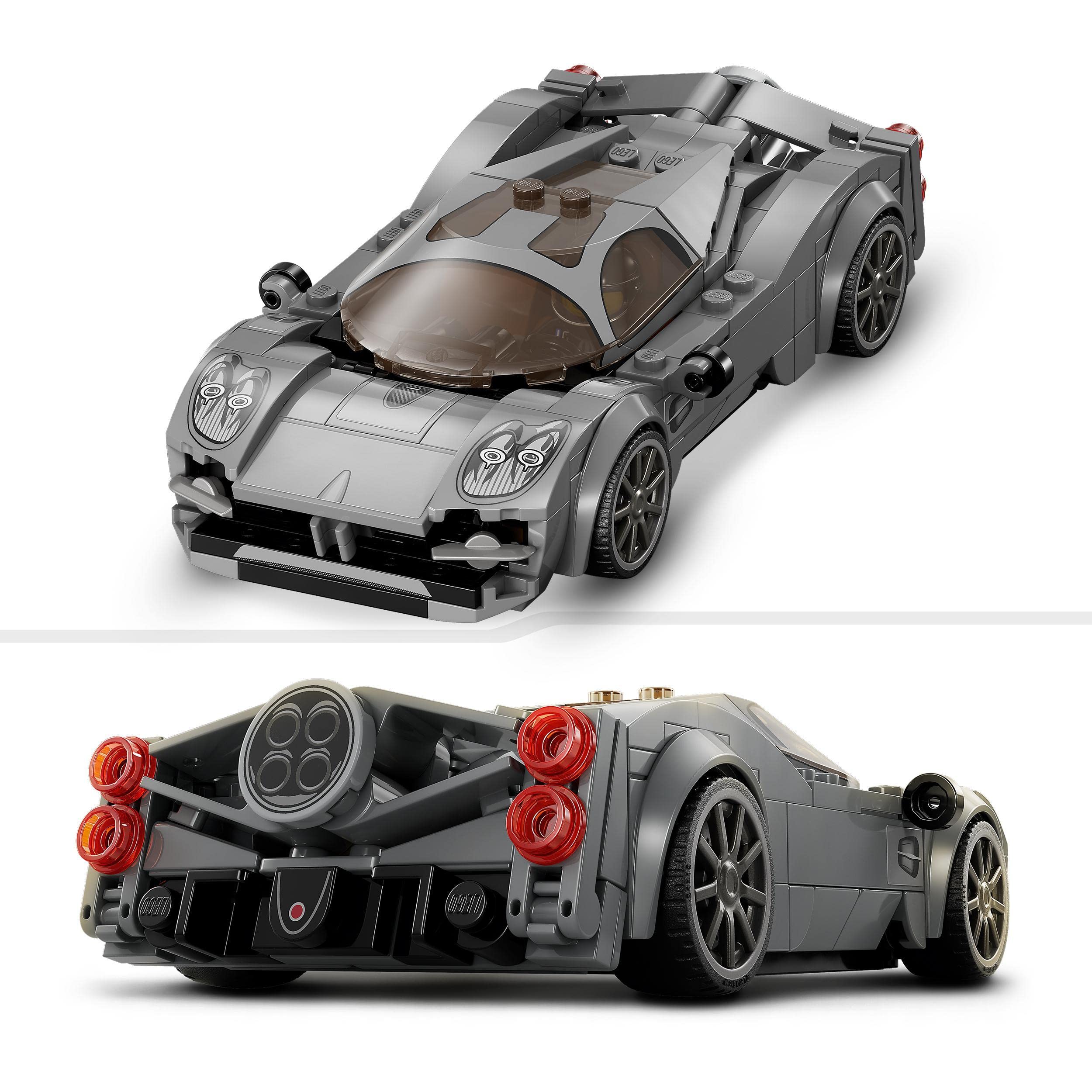 LEGO Speed Champions Pagani Utopia Race Car Toy Model Building Kit, Italian Hypercar, Collectible Racing Vehicle, 2023 Set 76915