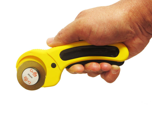 Using a Rotary Cutter Safely - along with the sharp blades.  Safety is No1!