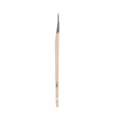 Axus Decor Angled Fitch Paint Brush (Grey Series) - 6mm - For All Paints, Filaments, For Detailed Work & Touching Up, Beechwood Handles, Rust-Resistant Stainless Steel, Grey