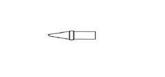 Weller Professional ET CC (4ETCC-1) Soldering Tip for Weller WE 1010, Round Sloped 45°, Ø3.2mm, 1 Piece