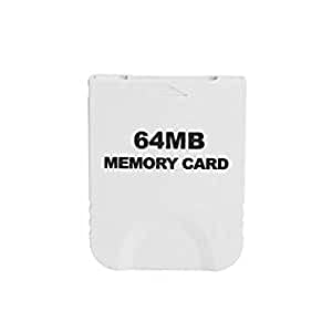 WICAREYO White 64M Memory Card for Wii NGC Gamecube Console