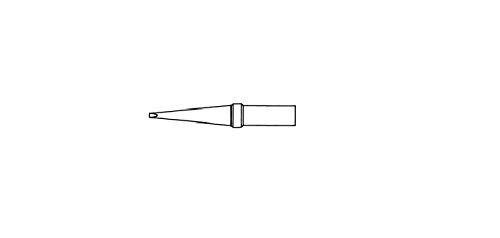 Weller Professional ET L (4ETL-1) Soldering Tip for Weller WE 1010, Chisel, Width 2.0mm, Thickness 1.0mm, 1 Piece