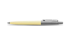 Parker Jotter Originals Ballpoint Pen - Eggshell Yellow Pastel Finish - Retro Collection - Blue Ink - Gift Boxed