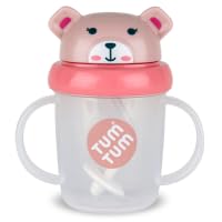 TUM TUM Tippy Up Free Flow Sippy Cup (No Valve), Sippy Cup for Toddlers, 200ml, BPA Free (Betsy Bear S3)