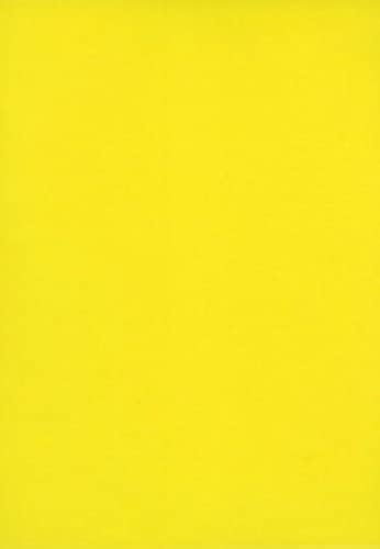 DJP A4 160 GSM Coloured Craft Card - Intensive Yellow (Pack of 50 Sheets)