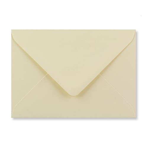 arkCRAFT 25 x C6 Premium Envelopes 100gsm 114mm x 162mm (Cream)