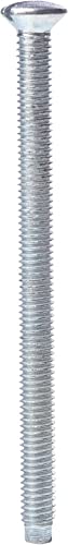 Harlington Group Pack of 10 M3.5x40mm Long Electrical Machine Screws for Light Switch and Plug Sockets Bright Zinc Plated DIY Plated Screw Raised Slotted Head