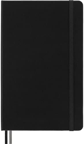 Moleskine - Classic Expanded Dotted Paper Notebook - Hard Cover and Elastic Closure Journal - Color Black - Size Large 13 x 21 A5 - 400 Pages