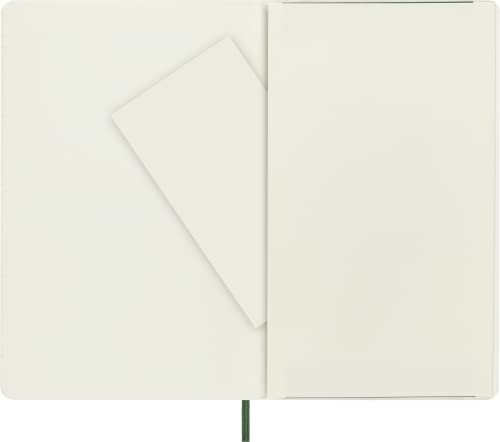 Moleskine Classic Dotted Paper Notebook - Soft Cover and Elastic Closure Journal - Color Myrtle Green - Large 13 x 21 A5 - 192 Pages