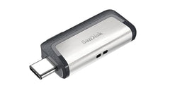 SanDisk 128GB Ultra Dual Drive USB Type-C Flash Drive, with reversible USB Type-C and USB Type-A connectors, for smartphones, tablets, Macs and computers