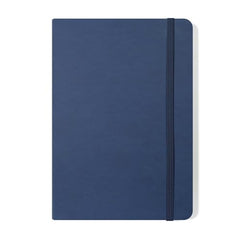 Silvine A5 Executive Hardback Notebook / Journal Blue. 160 Lined Pages of 90gsm Premium Ivory Paper, 197BL