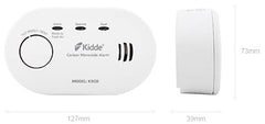 Kidde 5CO Battery Powered Carbon Monoxide Alarm 10 Year Life