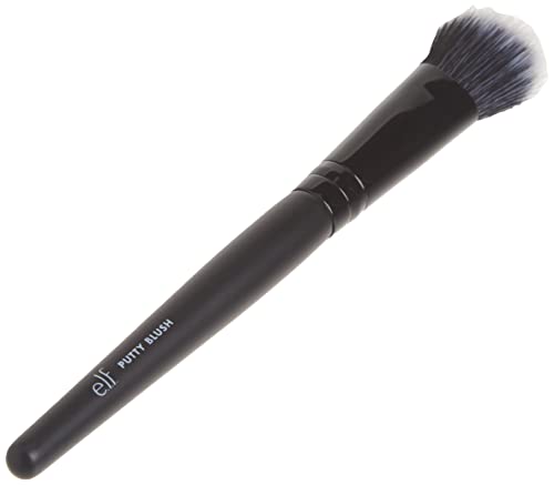 e.l.f. Putty Blush Brush, Vegan Makeup Tool, Flawlessly Applies Putty & Cream Formulas, Creates Airbrushed Effect