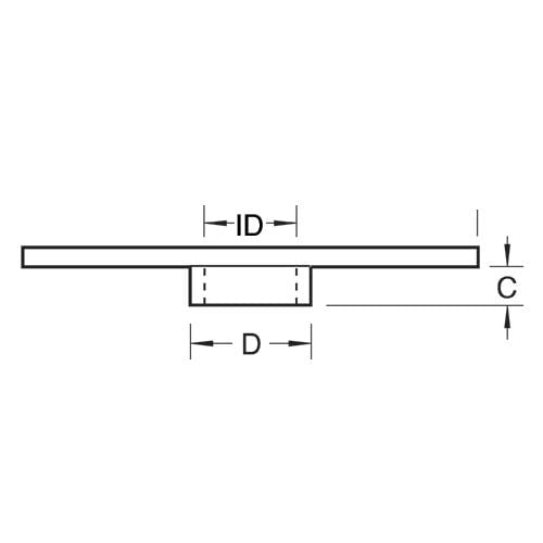 Trend Steel Guide Bush, 12mm Diameter, Euro Style Guides for Template Routing, Trend Router Compatible, GB12