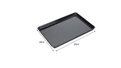 Tala Performance Baking Tray, Professional Gauge Carbon Steel with Eclipse Non-Stick Coating, Perfect for Cooking and Roasting, 25 x 18 x 2 cm,Black