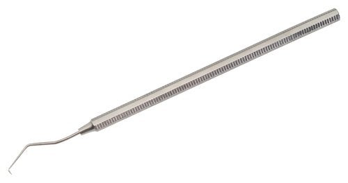 REMOS Probe Made of Stainless Steel with Spring Steel tip 15 cm Slanted-Curved