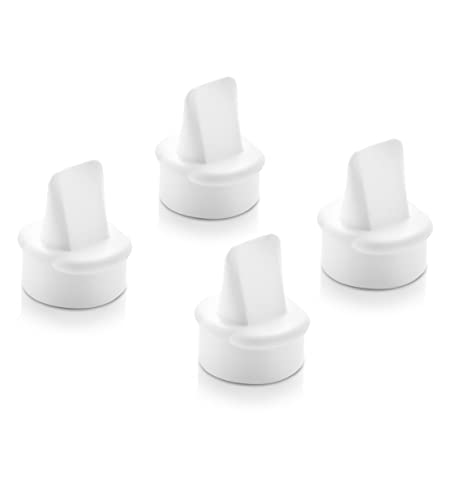 Lansinoh Breast Pump Valves, 4 White Duckbill Valves