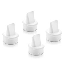 Lansinoh Breast Pump Valves, 4 White Duckbill Valves