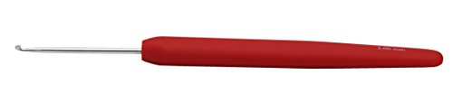 KnitPro 2 mm Waves Aluminium Crochet Hook, Red