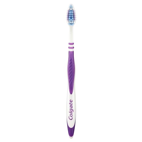 Colgate Zig Zag Medium Toothbrush Pack of 3, Multi Angle Cross Bristles with Flexible Neck for Gum Comfort, 3 Count (Pack of 1).