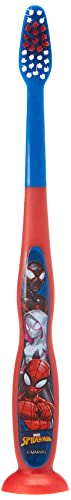 Spiderman Manual Toothbrush with Suction Cup & Soft Bristles for 3and Years Kids by Mr. White