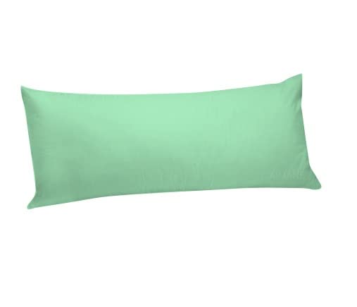 AIMANE® Long Bolster Pillowcase Cover - Body Pillow Neck Support - Orthopaedic Bolster Pillowcase Cover Nursing Pregnancy Support Long Pillowcases (King 5FT, MInt Green)