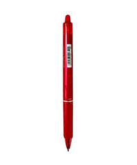 Pilot Frixion Clicker Retractable Erasable Rollerball 0.7 mm Tip - Red, Single Pen