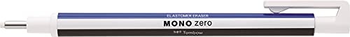 Tombow Mono Eraser Set Includes Zero Round Tip Eraser - White/ Eraser Refills (Pack of 2)