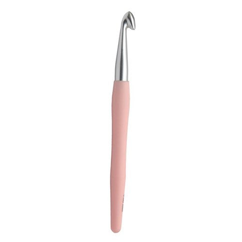 KnitPro KP30917 9 mm Waves Aluminium Crochet Hook, Pink