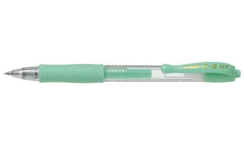 Pilot G207 Retractable Gel Rollerball 0.7 mm Tip (Single Pen) - Pastel Green