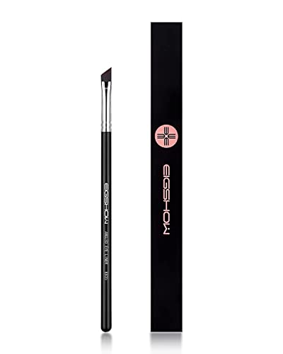 Eyeliner Brush, EIGSHOW Precision Eye Liner Makeup Brush, Angled Eyeliner Brush, Ultra Thin Slanted Flat Angle, Cruelty-Free Synthetic Bristles, Great for Pros & Beginners