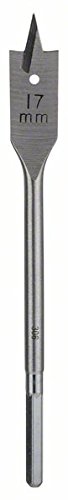 Bosch Accessories 1x Spade Bit (for softwood, medium-hard wood, Hex, Ã˜ 17,0 mm, Accessory Drill Driver)