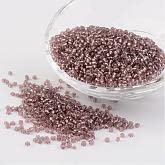 Handicraft Emporium Glass Seed Beads   Lined   4mm   Rosy Brown   50g