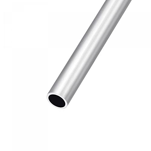 sourcing map 6063 Aluminum Tube (12mm OD x 10mm ID x 300mm L), Aluminum Round Tubing - for Home Furnishing, Machinery, DIY Handicraft