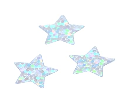 Storm&Lighthouse 600 x Star Stickers Silver Stickers Stars Mini Teacher Reward Stickers Scrapbook Stars for Crafts Glitter Art and Craft Classroom Resource (Silver)