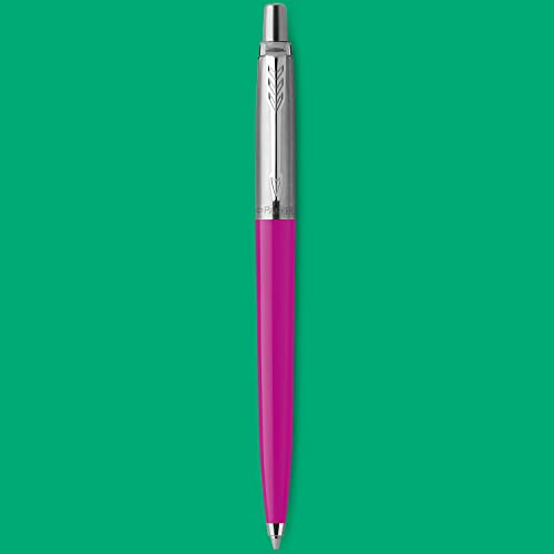 Parker Jotter Originals Ballpoint Pen   Classic Magenta Finish   Medium Point   Blue Ink   1 Count