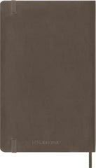 Moleskine Classic Ruled Paper Notebook - Soft Cover and Elastic Closure Journal - Color Earth Brown - Large 13 x 21 A5 - 192 Pages