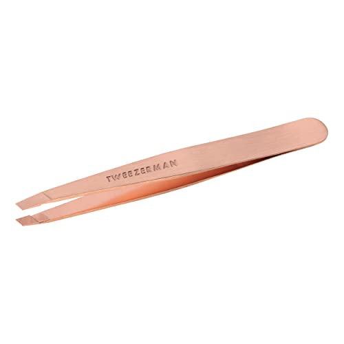 Tweezerman Rose Gold Stainless Steel Slant Tweezer