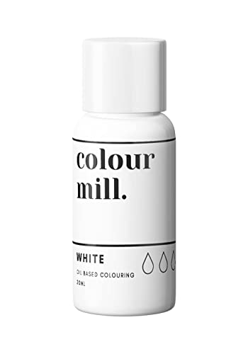 COLOUR MILL Oil Based Food Colouring 20ml (White)