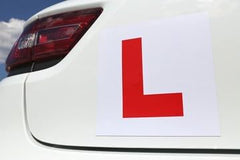 79auto Fully Magnetic L-Plates, Super Strong, Premium 1.3mm Extra Thick, 2-Pack L Plates, Fully Legal Learner Plates for Learner Drivers, UK Weather Resistant, Reusable, Flexible and Easy to Apply