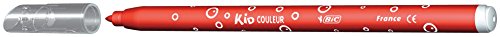 Bic Kids Kid Couleur, Washable Felt Tip Pens, Ideal for School, Assorted Colouring Pens, Wallet of 12 (Pack of 2)