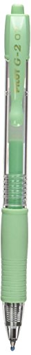 Pilot G207 Retractable Gel Rollerball 0.7 mm Tip (Single Pen) - Pastel Green