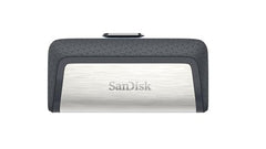 SanDisk 128GB Ultra Dual Drive USB Type-C Flash Drive, with reversible USB Type-C and USB Type-A connectors, for smartphones, tablets, Macs and computers