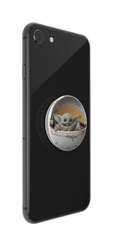 PopSockets: PopGrip Expanding Stand and Grip with a Swappable Top for Phones & Tablets - The Child Pod (Baby Yoda)