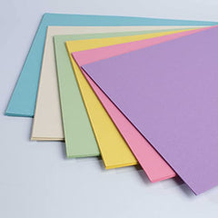 House of Card & Paper A4 160 GSM Card - Rainbow Pastel Coloured Card (Pack of 50 Sheets)