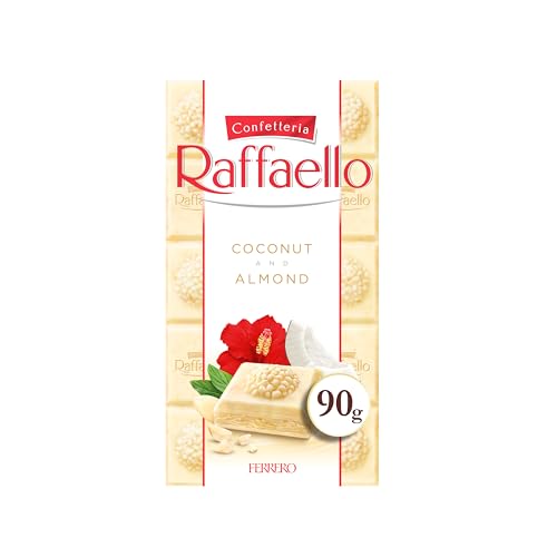 Ferrero Raffaello White Chocolate Bar Coconut Almond Cream 90g