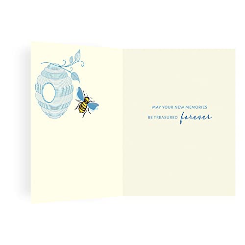 Piccadilly Greetings Luxury Beautiful Contemporary Congratulations New Home Card - 8 x 6 inches - Koko Designs, K70072