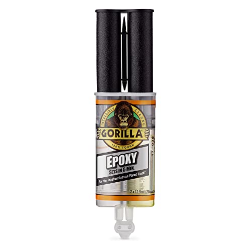 Gorilla 6044004 Epoxy (2 Pack), Clear, 25ml